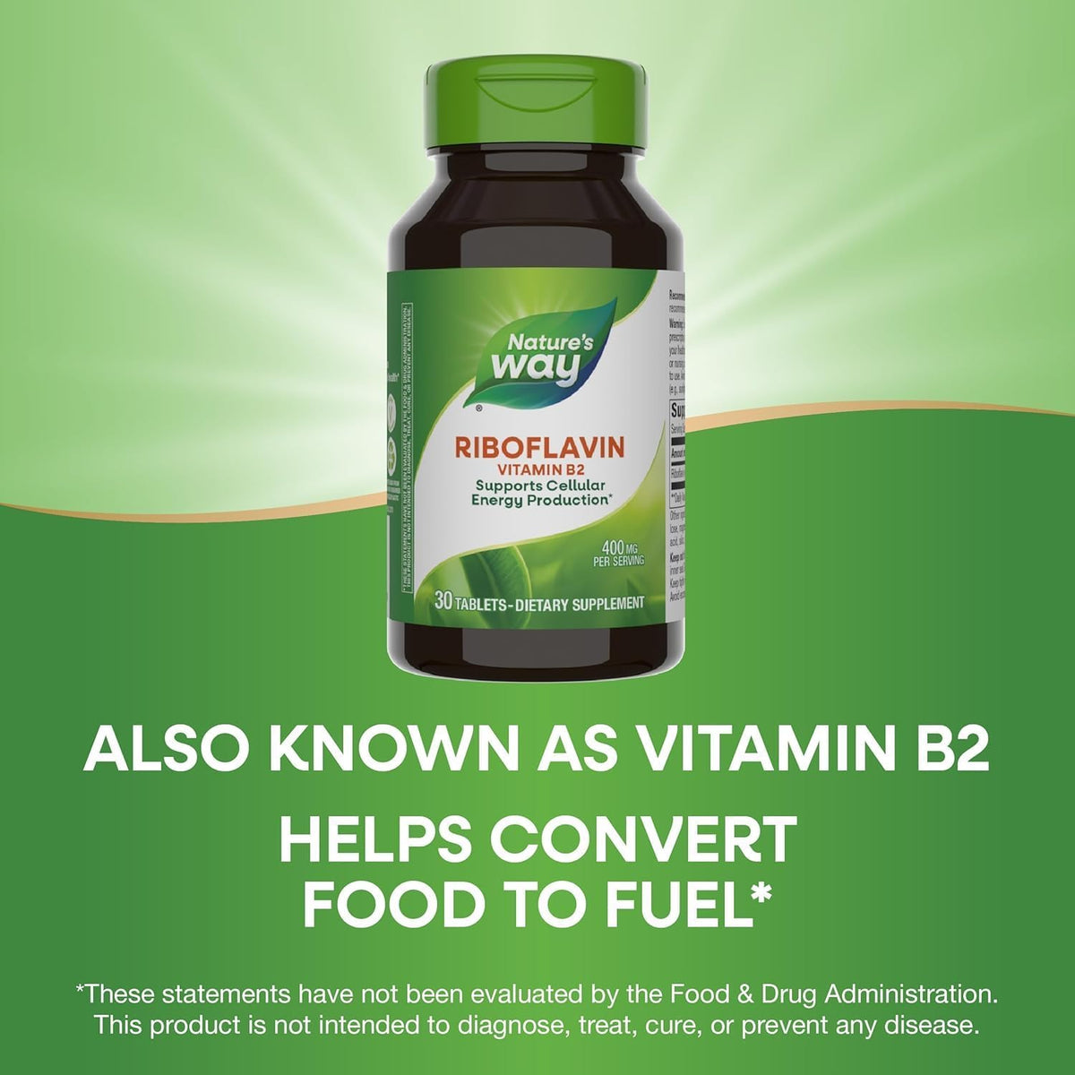 Nature's Way Riboflavin (Vitamin B2) 400 mg, 3-Pack - görsel 4