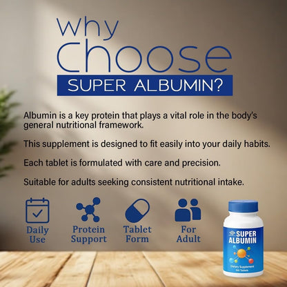 Nu-Health Super Albumin Hydrolysed Protein & Amino Tablets, Tissue Repair