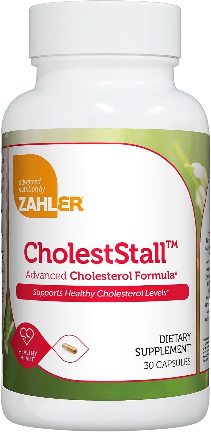 Zahler CholestStall - Cholesterol Support Supplement, 30 Capsules - görsel 1