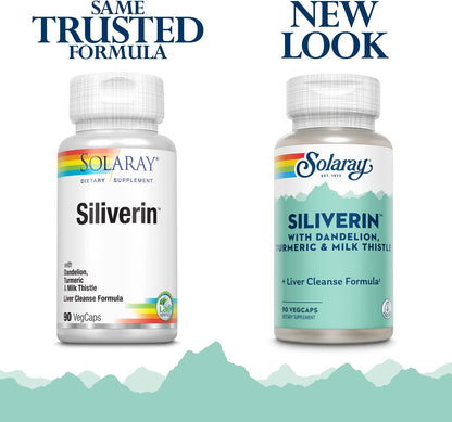 Solaray Siliverin, 140mg, 90 Vegetarian Capsules