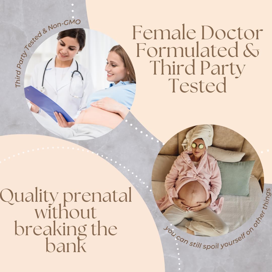 Research Labs Prenatal Vitamins: Methylated Folate, DHA & 17 Nutrients - görsel 6