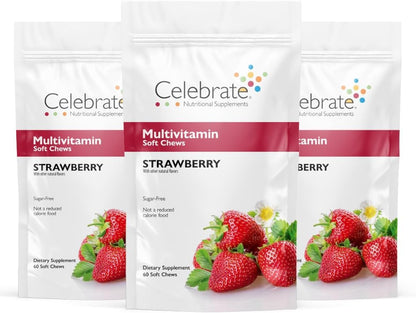 Celebrate Vitamins Bariatric Multivitamin Soft Chews - Berry (180 Chews)