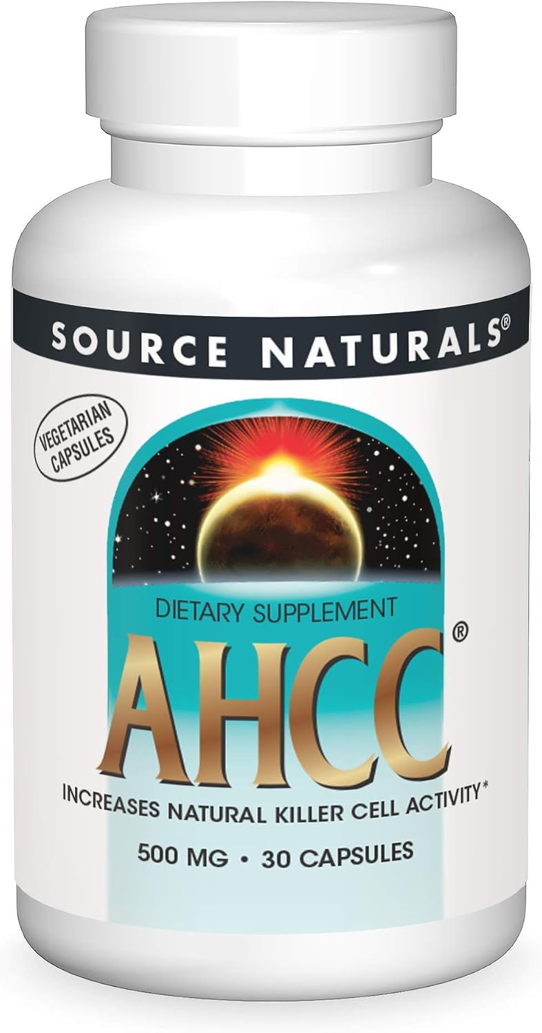 Source Naturals AHCC 500 mg – 30 Vegetarian Capsules - görsel 1