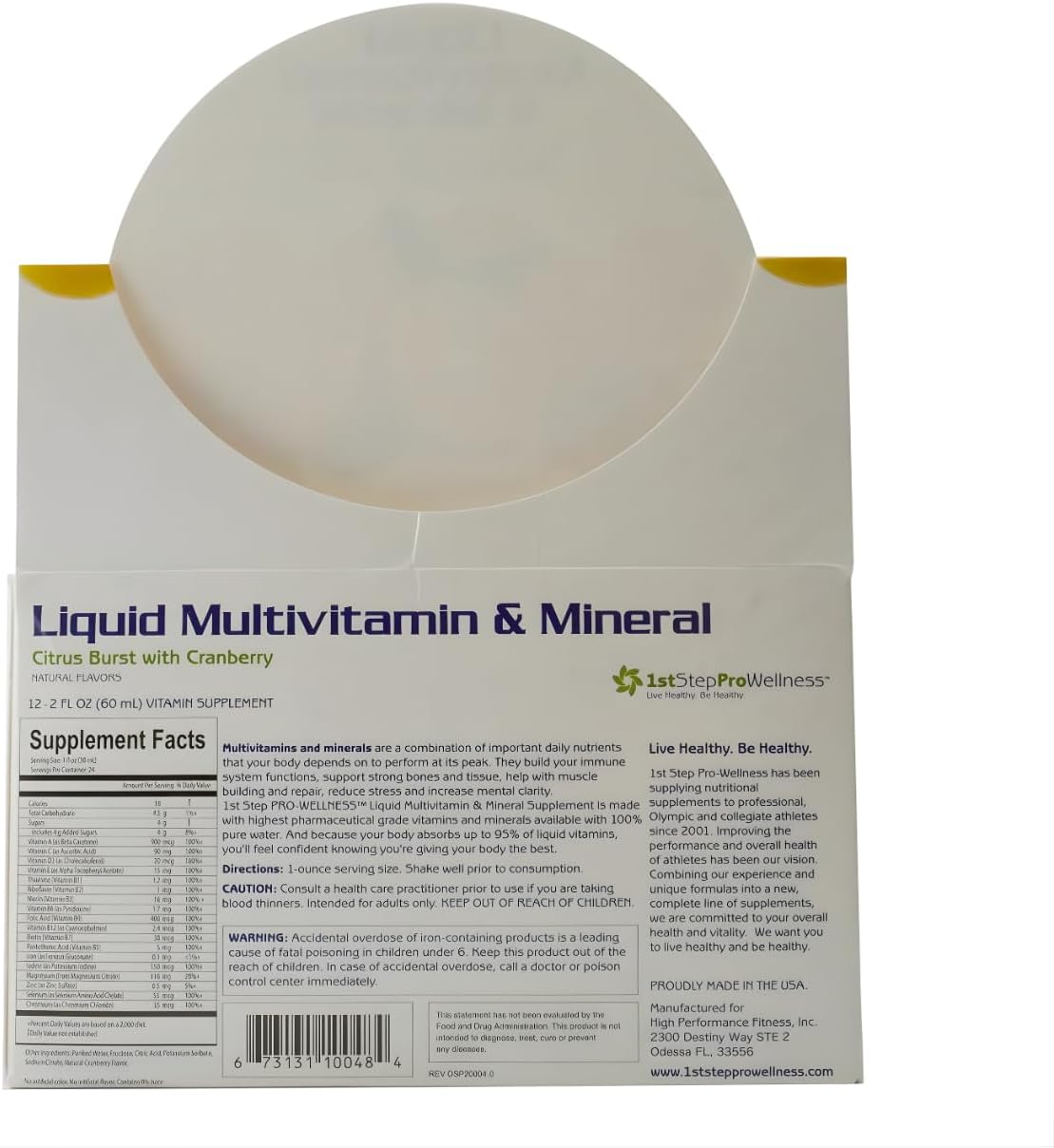 1st Step for Energy, Liquid Multivitamin and Mineral - Citrus, 60 ml (12-Pack) - görsel 4
