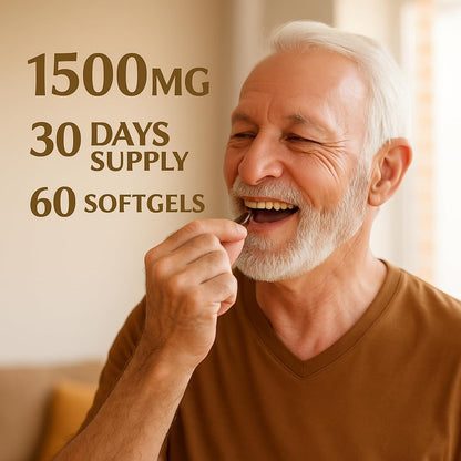 LIGUSTERI 1500 mg Liposomal NAD+ with TMG, 98%+ Absorption, 60 Softgels