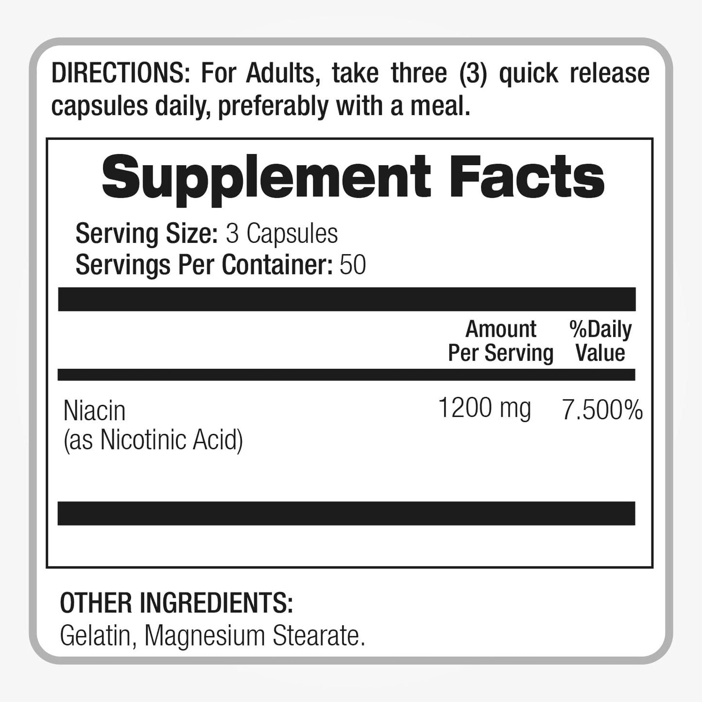 FITO MEDIC'S Lab Niacin Supplement - Vitamin B3, 150 Capsules - görsel 5