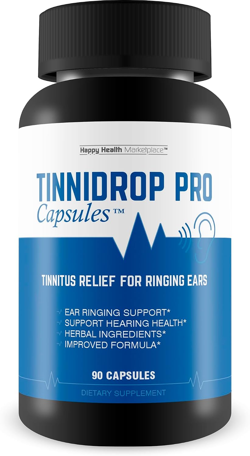 Tinnidrop Pro Capsules - Tinnitus Support Supplement for Ringing Ears - görsel 1