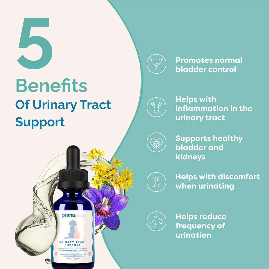 PranaPets Urinary Tract Support Liquid Supplement for Pets - görsel 3