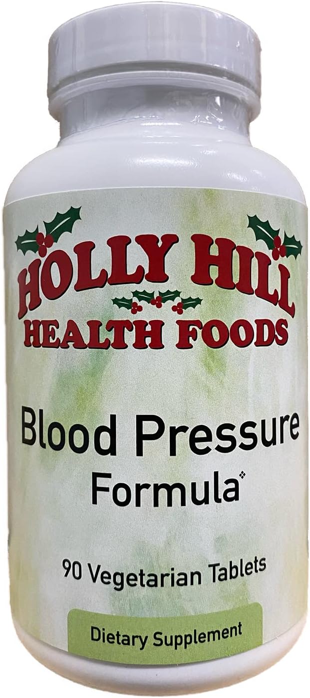 Holly Hill Health Foods Blood Pressure Formula, 90 Vegetarian Tablets - görsel 1