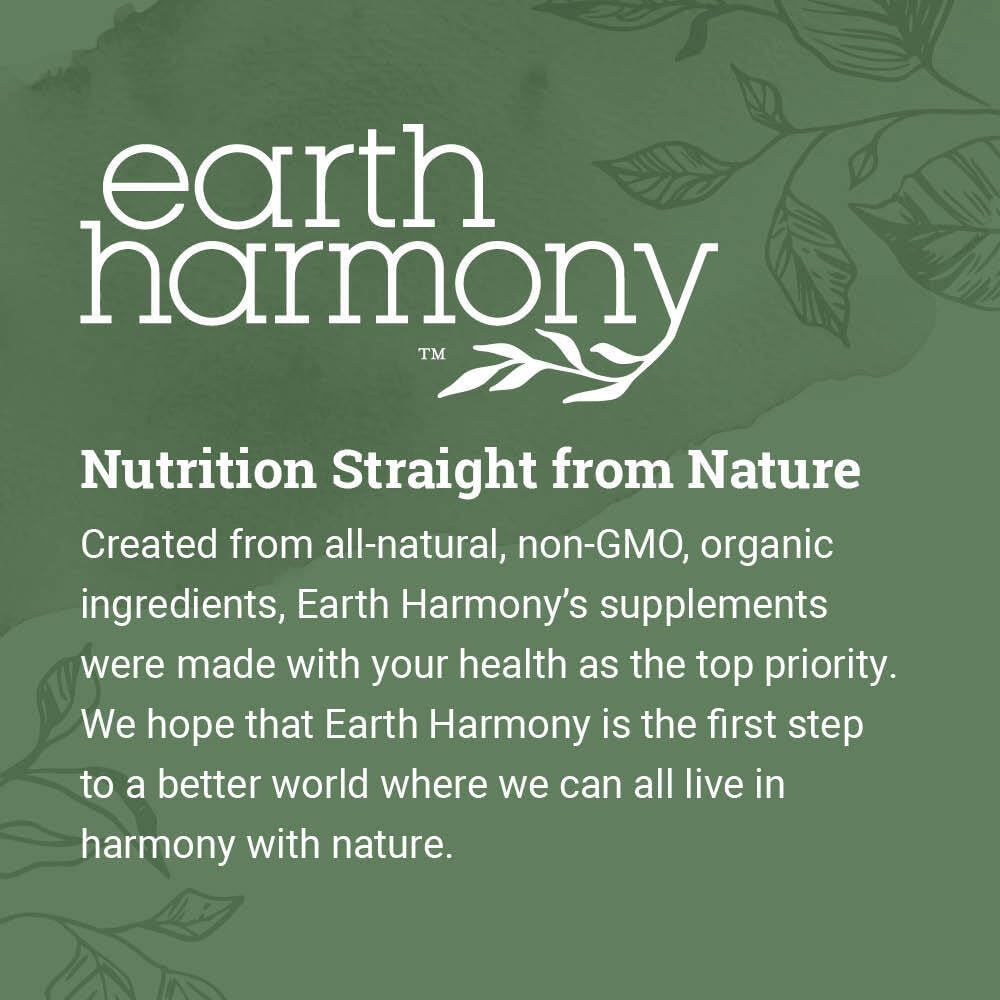 Earth Harmony Naturals Organic Vegan Vitamin B12 Sublingual Liquid Supplement – 2500mcg Methylcobalamin Drops - görsel 6