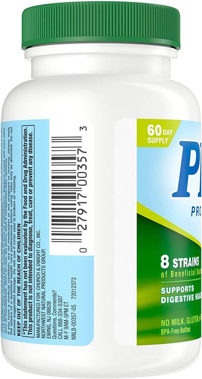 Nutrition Now Pb8 Acidophilus Probiotic – 120 Vegetarian Capsules