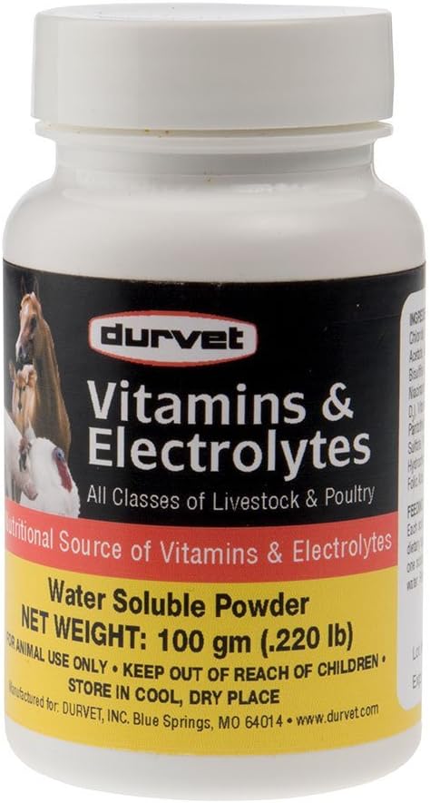 Durvet Vitamins & Electrolytes for Livestock & Poultry - 100g - görsel 1