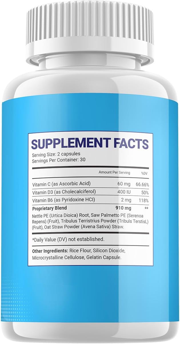 ProstaDrive Supplement for Men – Advanced Energy Capsules, Prostate & Bladder Support (60 Capsules) - görsel 2