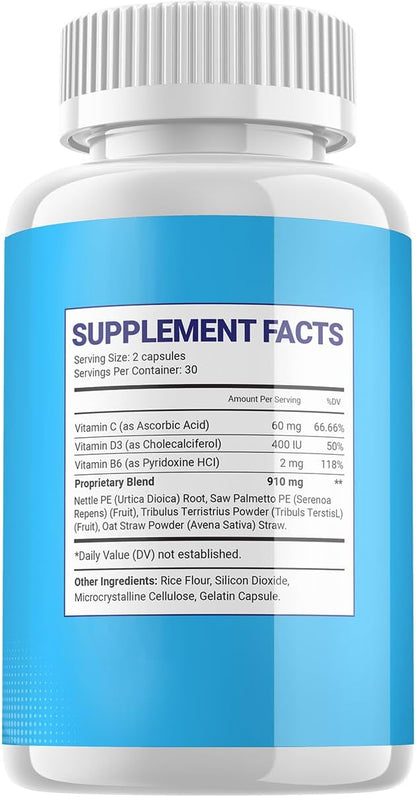 ProstaDrive Supplement for Men – Advanced Energy Capsules, Prostate & Bladder Support (60 Capsules)