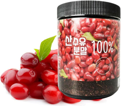 Organic Natural Pure Cornelian Cherry, Cornus Fruit Extract Powder - 300g