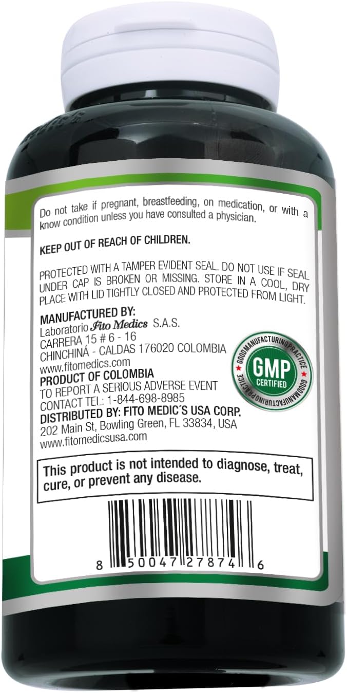 FITO MEDIC'S Lab Soursop Supplement - Graviola - 180 Capsules - görsel 9
