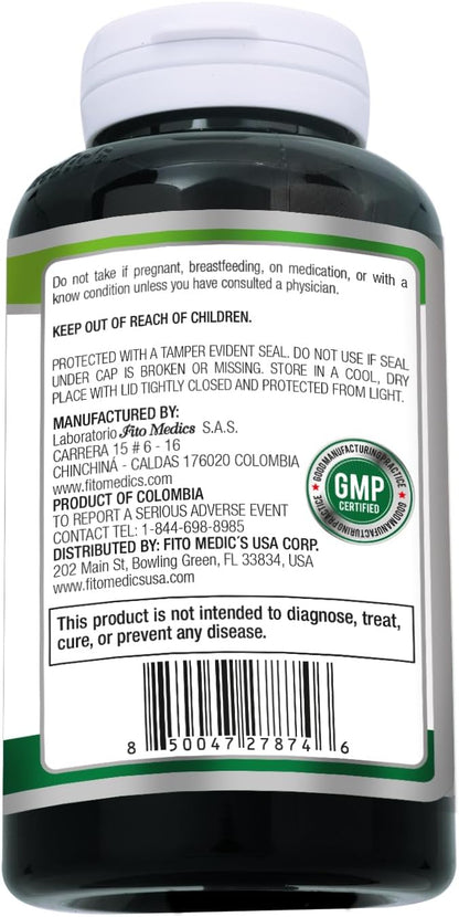 FITO MEDIC'S Lab Soursop Supplement - Graviola - 180 Capsules