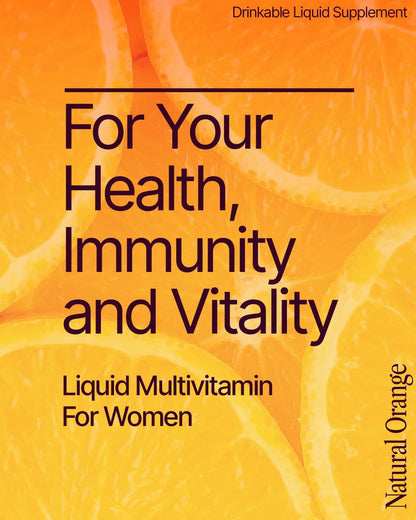 BeMe Liquid Multivitamin for Women - Orange Flavour - 15 Sachets
