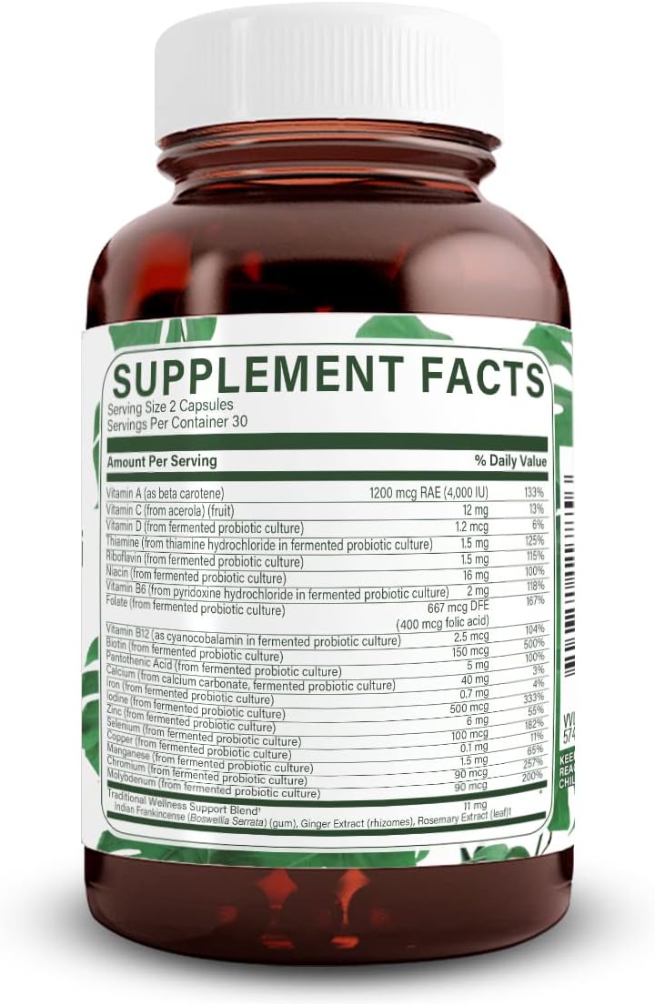Natural Nutra Whole Food Complete Multivitamin and Mineral for Women and Men - görsel 2