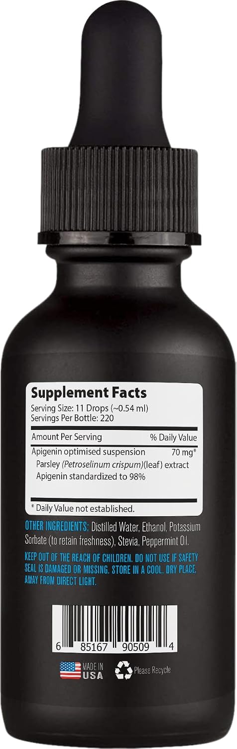 Lyfetrition Apigenin Supplement 70mg, 118 ml Liquid, 220 Servings - görsel 4