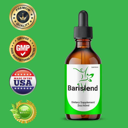 Barislend Drops - All Natural Max Strength Formula Liquid Supplement (60 ml)
