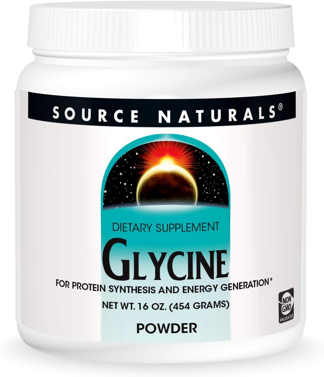 Source Naturals Glycine Powder, 454 g (16 oz) - görsel 1