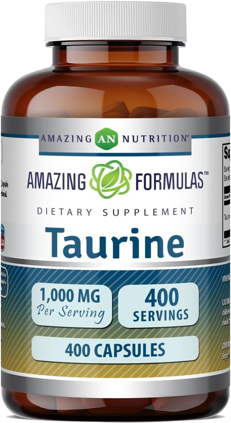 Amazing Formulae Taurine 1000 mg - 400 Capsules - görsel 1
