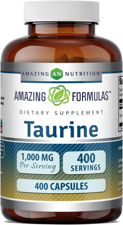 Amazing Formulae Taurine 1000 mg - 400 Capsules
