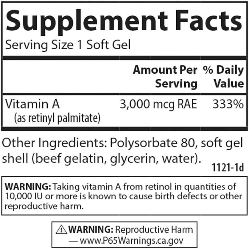 Carlson - Vitamin A Solubilised, 10,000 IU – Convenient water-soluble formula – Image 4