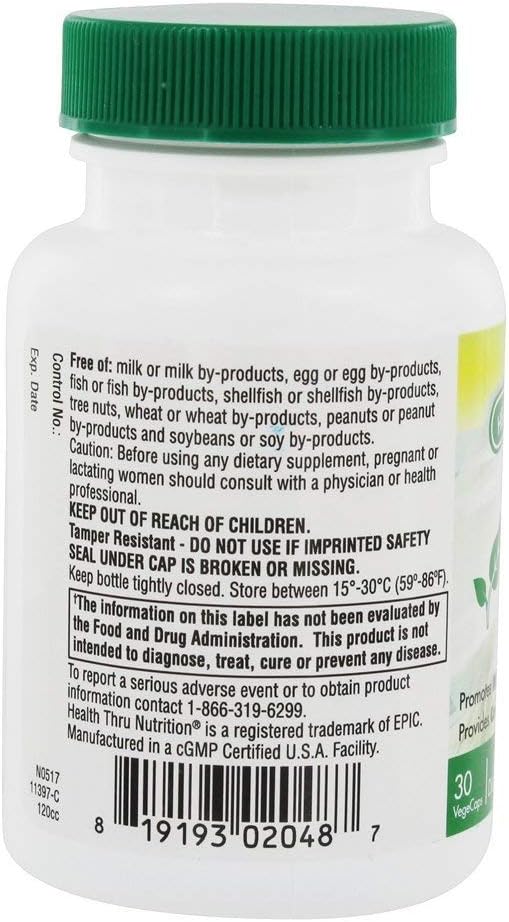 Health Thru Nutrition - PQQ Mitochondrial Biogenesis Support 20 mg - 30 Vegetable Capsules - görsel 3
