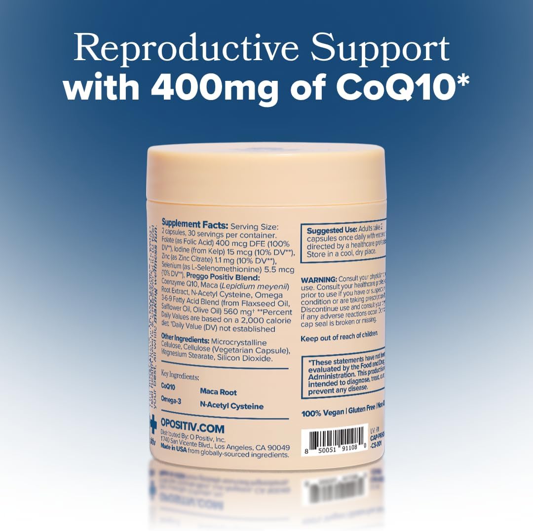 O Positiv Preggo Conception Support Capsules for Women - görsel 8