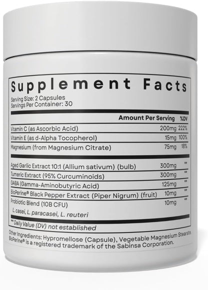 BITESHIELD Mosquito Repellent Capsules - Daily Ingestible Supplement, Plant-Based, 60 Capsules