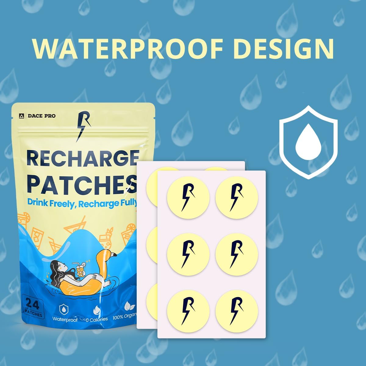 The Recharge Patch 24-Pack: Recovery Patches for Energy & Hydration - görsel 8