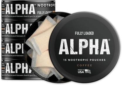 Fully Loaded Alpha Nootropic Pouches (Mango) - 5 Cans