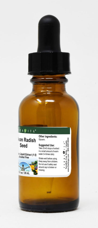 Daikon Radish Seed Glycerite Liquid Extract (1:5) - No Flavour, 30 ml