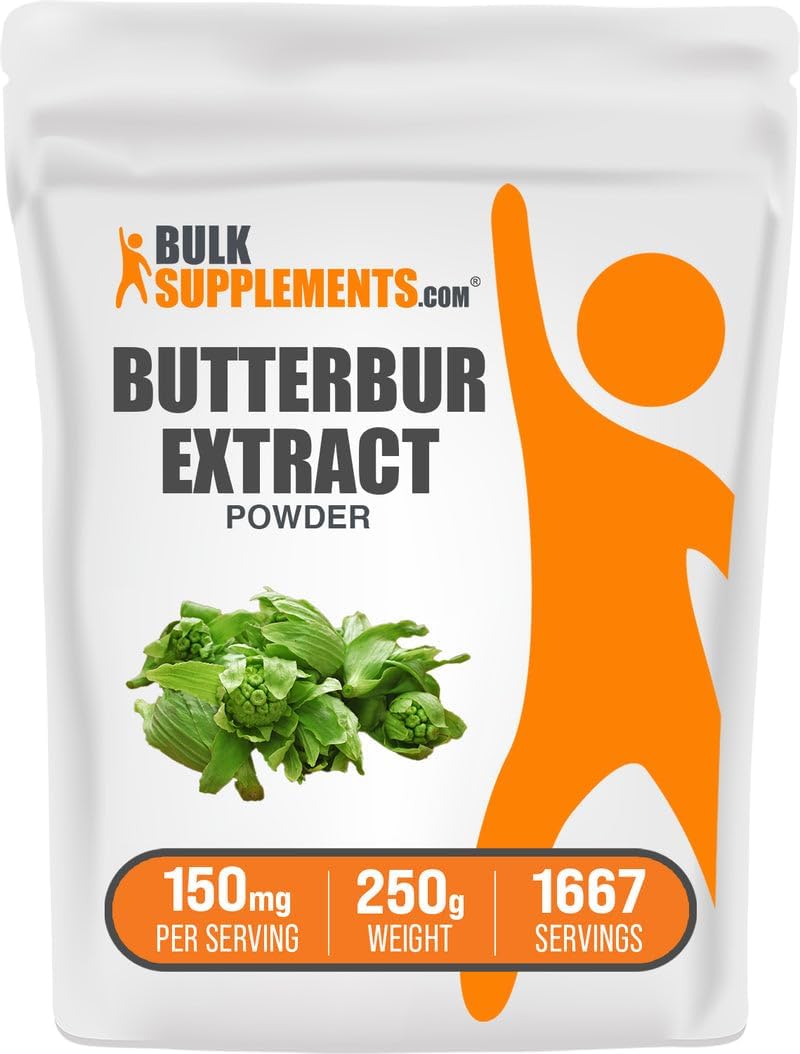 BulkSupplements Butterbur Extract Powder - 250g - 150mg per Serving - görsel 1