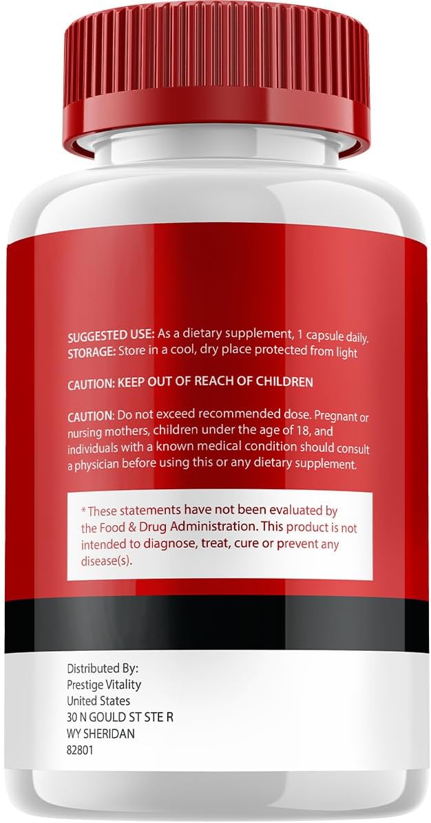 Blood Flow Max Capsules - Advanced Formula for Overall Wellness (3 Pack, 180 Capsules) - görsel 7