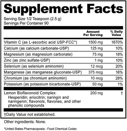 NutriBiotic Ascorbate Bio-C Powder, 227 g (8 oz)