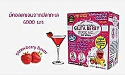 Gluta Berry Glutathione and Collagen Drink Mix, 10 Sachets