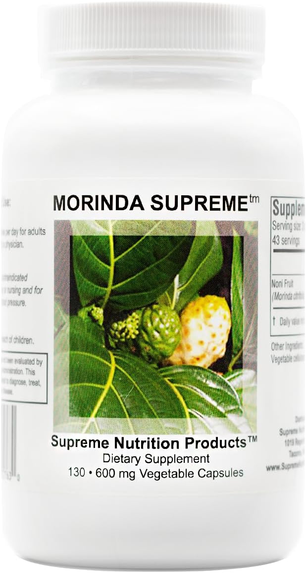 Supreme Nutrition Morinda Supreme, 130 Whole Noni Fruit Capsules - görsel 1