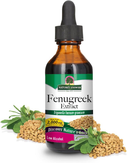 Nature's Answer Fenugreek Seed Extract – Liquid, 30 ml (1 fl oz)