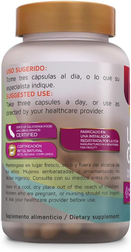 Betel Natural Premium Uña de Gato Capsules 1500 mg per Serving - 90 Capsules - görsel 2