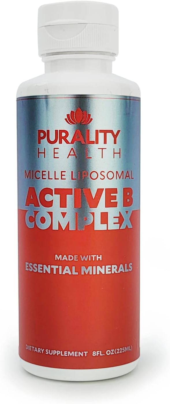 Liposomal Vitamin B Complex Liquid Supplement – All 8 B Vitamins with Minerals, 15-Day Supply - görsel 1