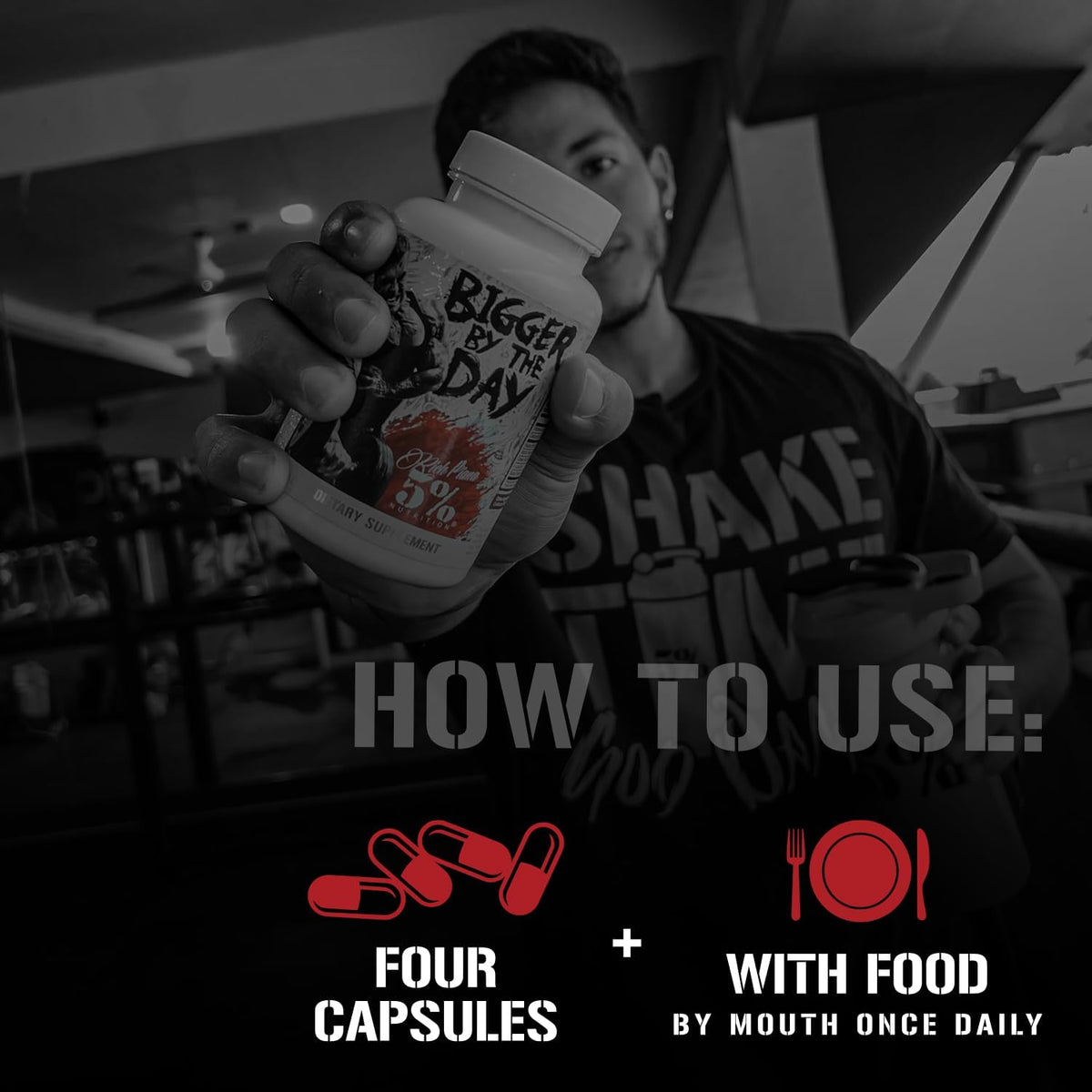 5% Nutrition Rich Piana BiggerByTheDay – – Turkesterone (1000 mg): An ecdysteroid often used in sports nutrition – Image 5