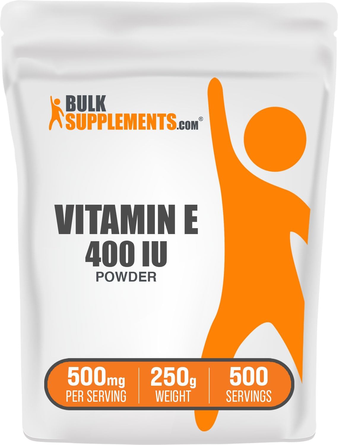 BulkSupplements.com Vitamin E 400 IU Powder (D-Alpha Tocopherol) - 250g - görsel 1