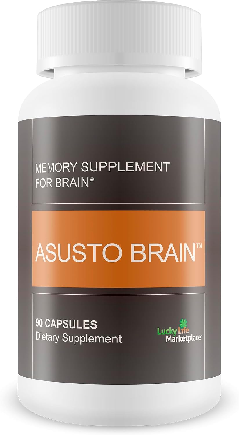 Asusto Brain Supplement – Natural Memory and Focus Support Nootropic - görsel 1