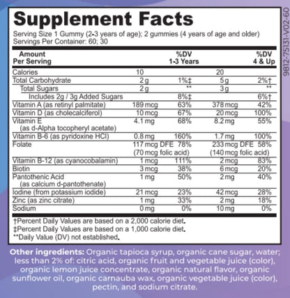 Baby Blues Complete Children's Multivitamin Gummies