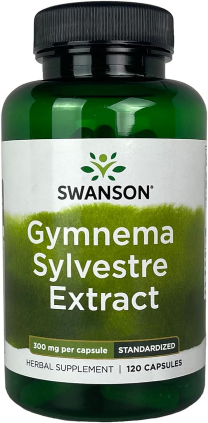 Swanson Gymnema Sylvestre Extract, 300 mg, – Potent Dosage – 300 mg of gymnema sylvestre extract per capsule. – Image 1