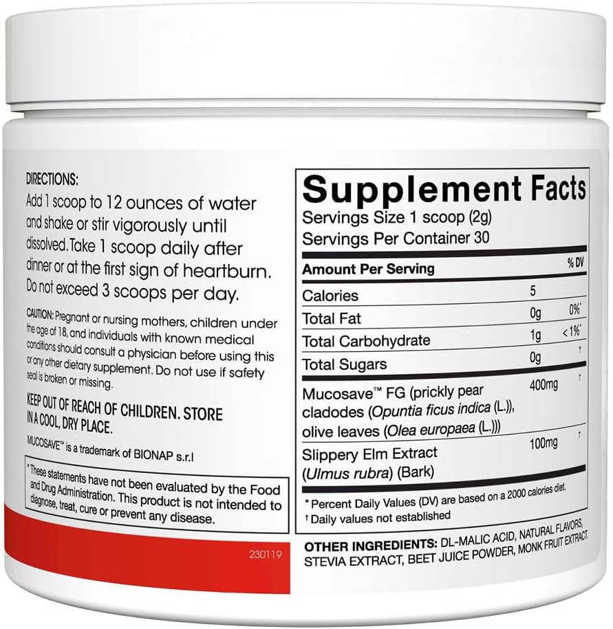 Silver Fern Reflux – Digestive Supplement with Mucosave FG and Slippery Elm Bark (2 Tubs) - görsel 4