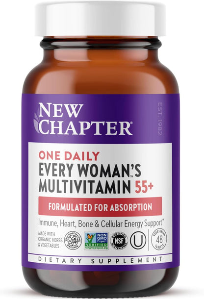 New Chapter Every Woman's One Daily 55+ Multivitamin - 48 Tablets